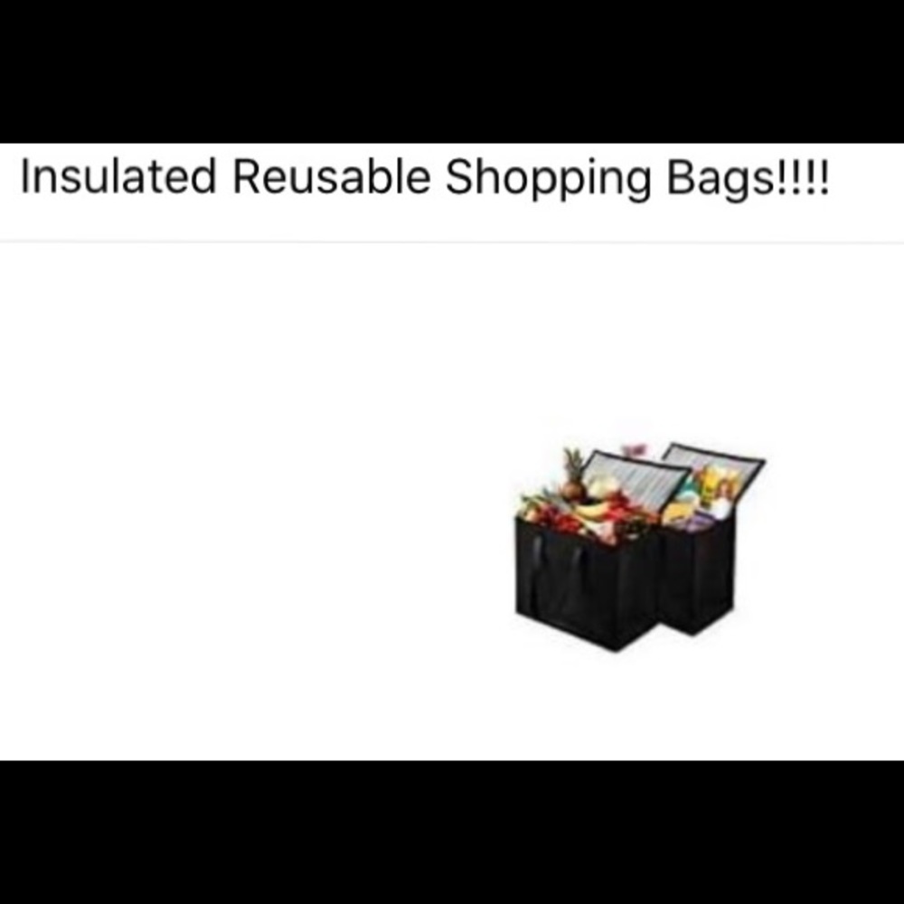 Insulated Reusable Shopping Bag